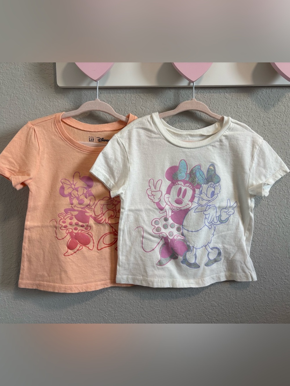 Baby Gap Toddler Girl Disney Minnie Mouse Short Sleeve T-shirts Size 3T